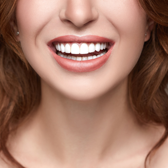 Beautiful Model With White Teeth 